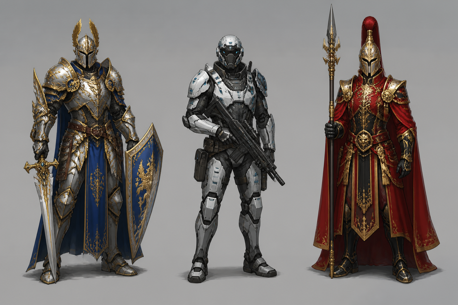 Explore Distinct Armor Styles