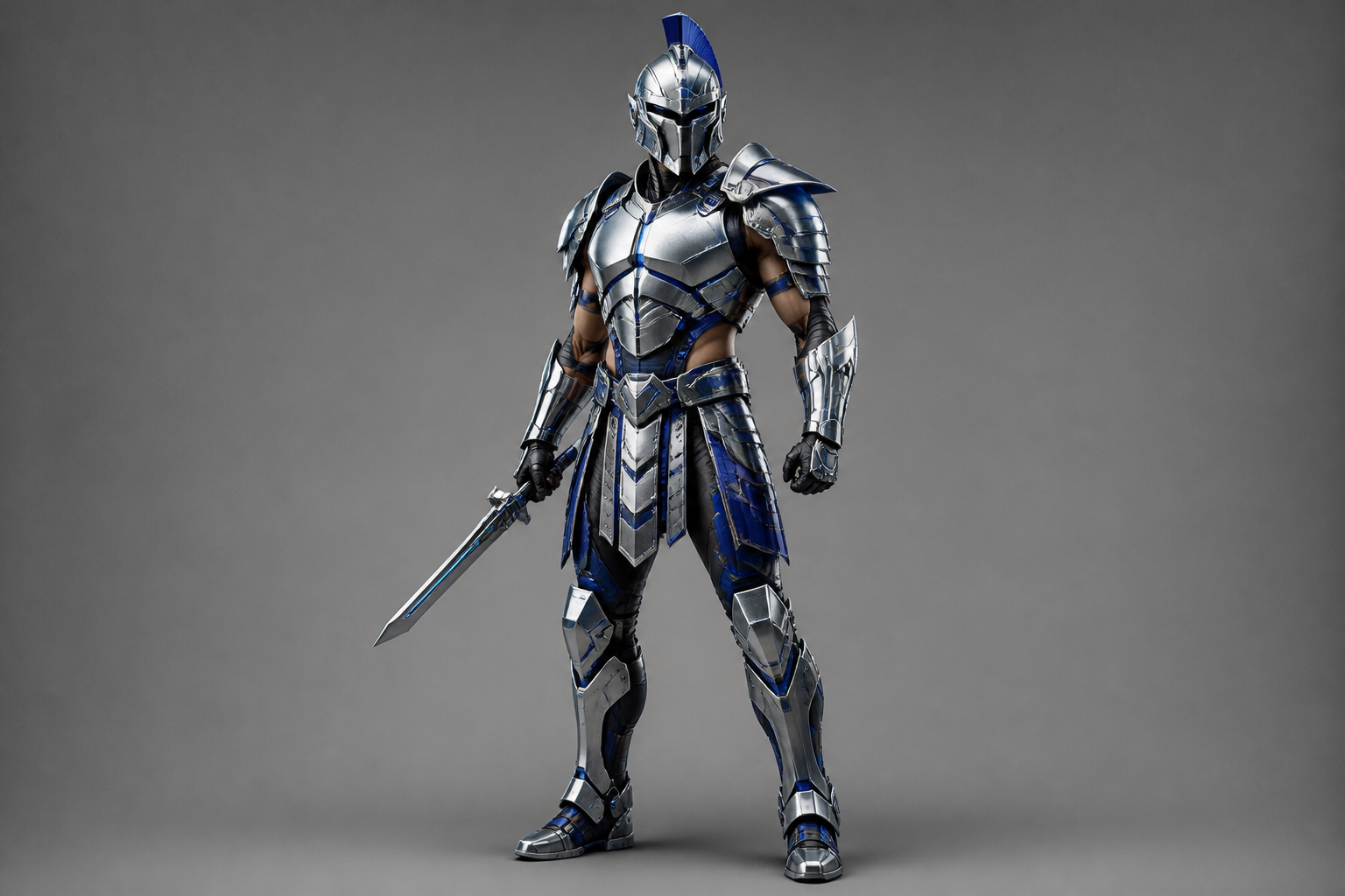 Futuristic gladiator armor