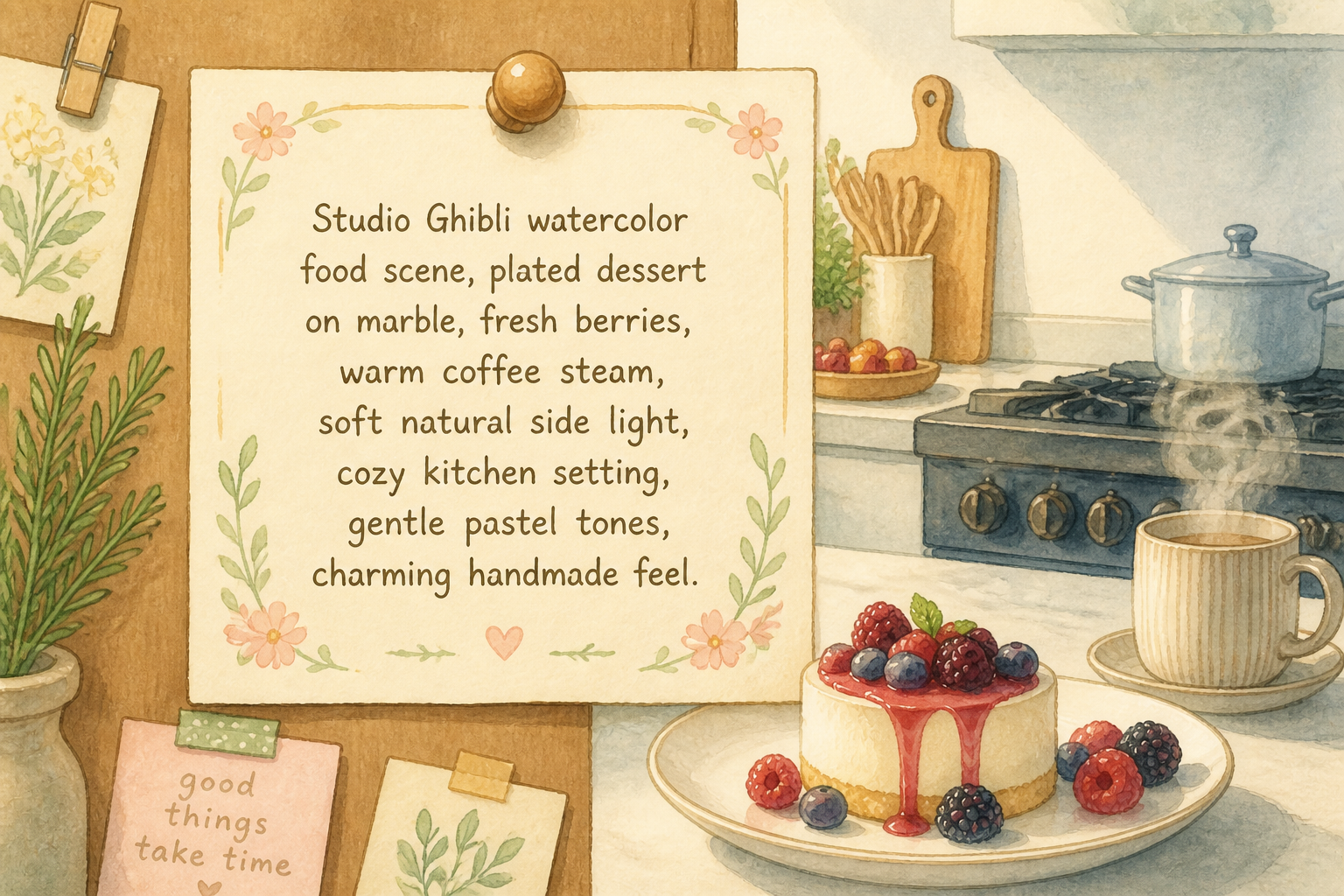 Ghibli food prompt (after)