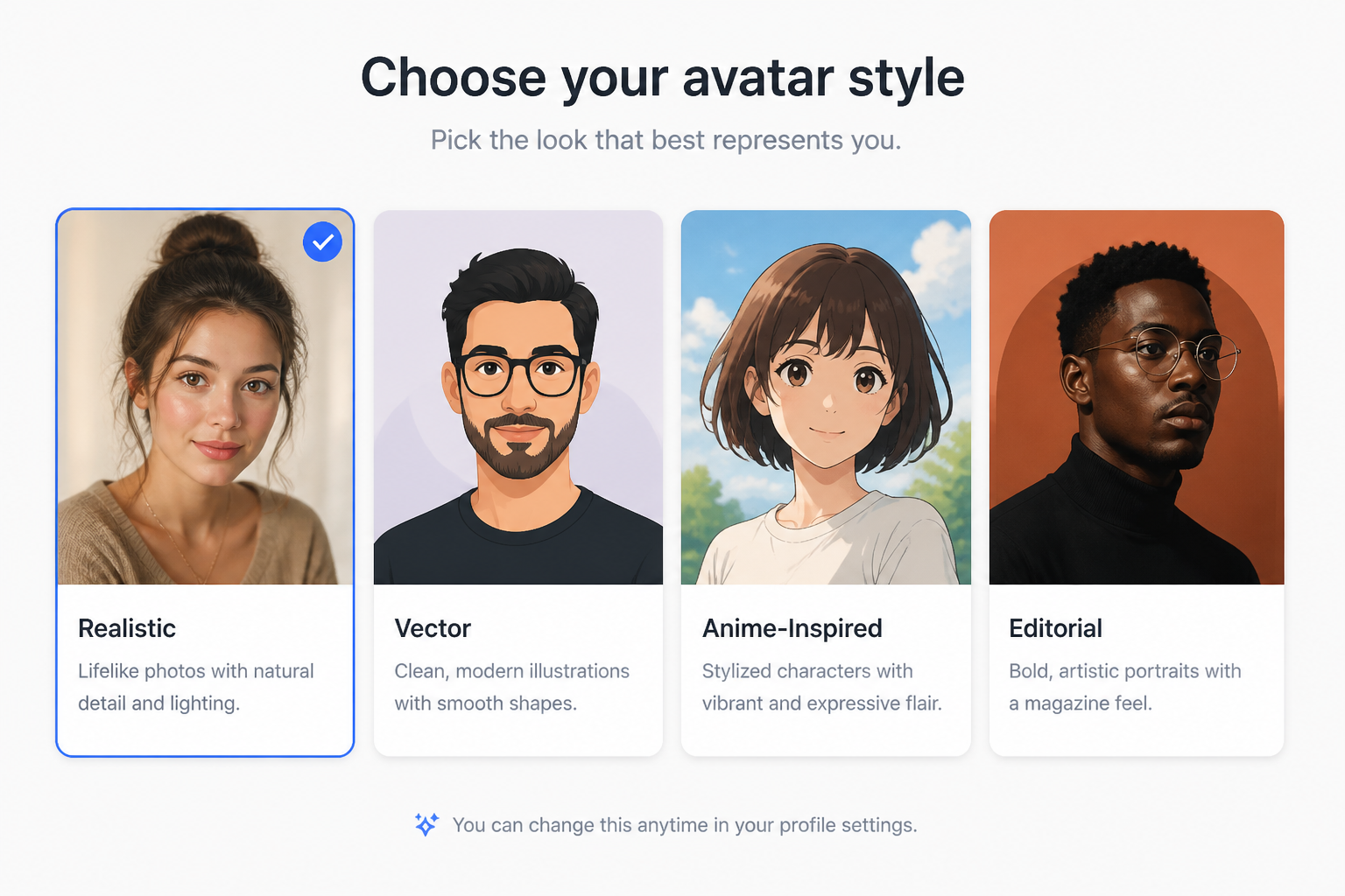 Pick a Starting Style