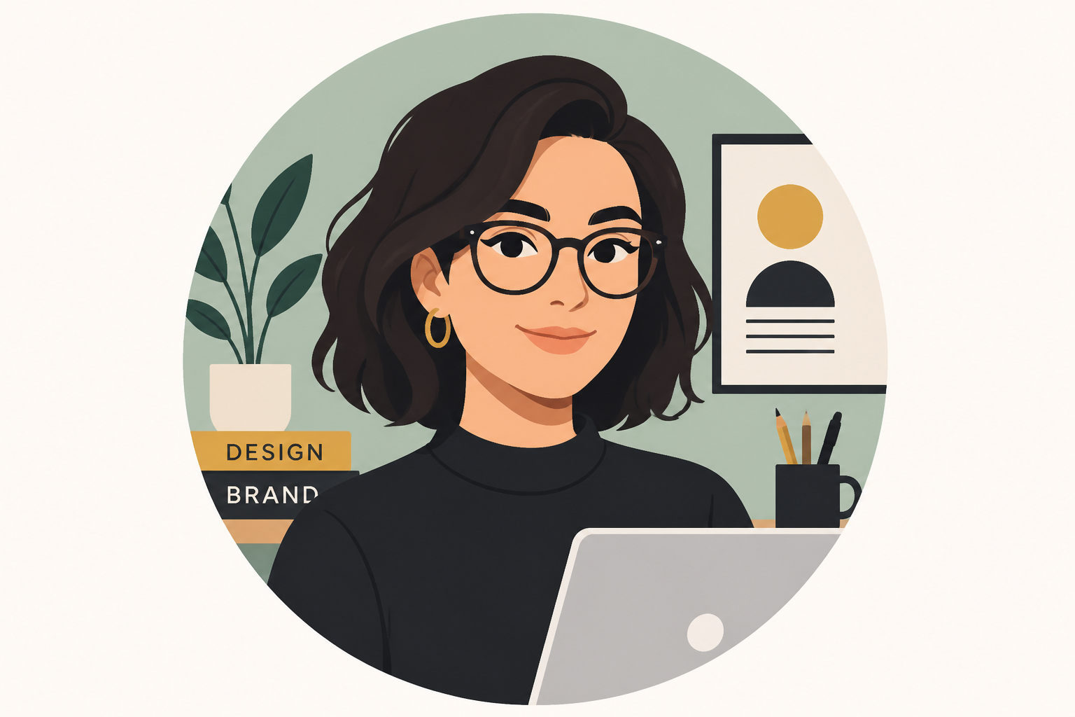 Flat vector profile icon