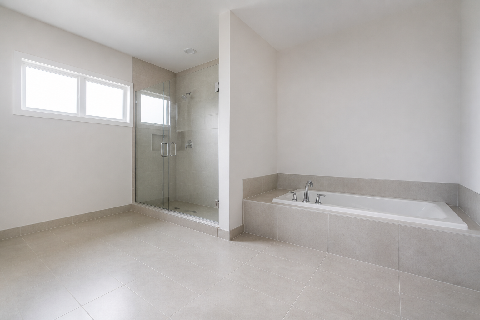 Monochrome editorial bath (before)