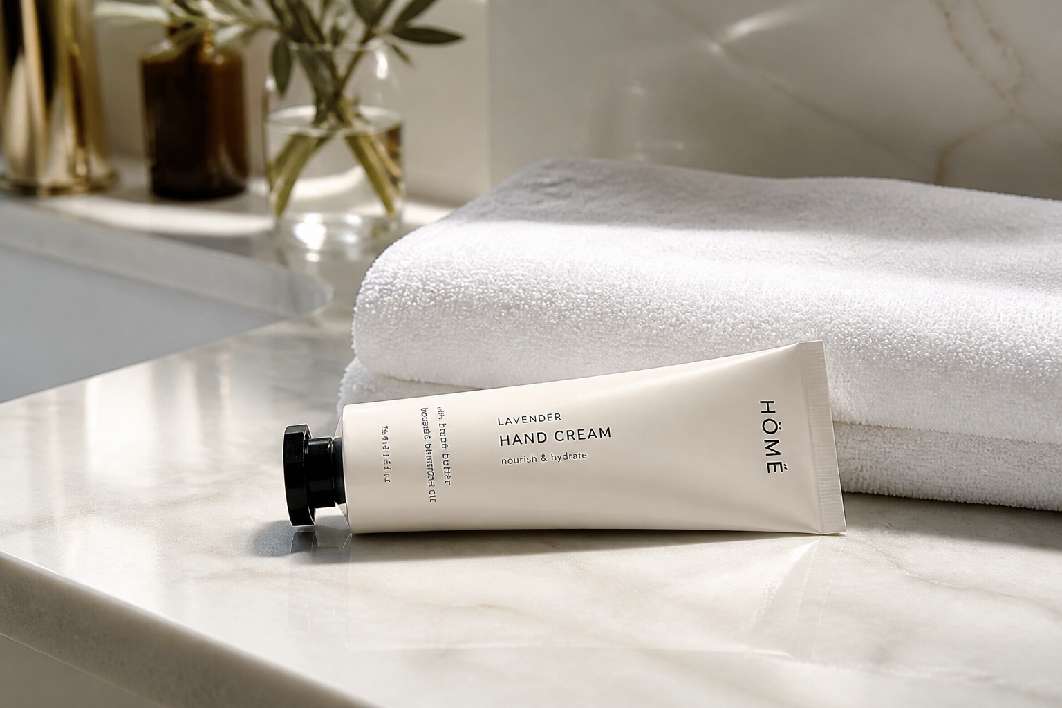 Wellness cream ad (before)