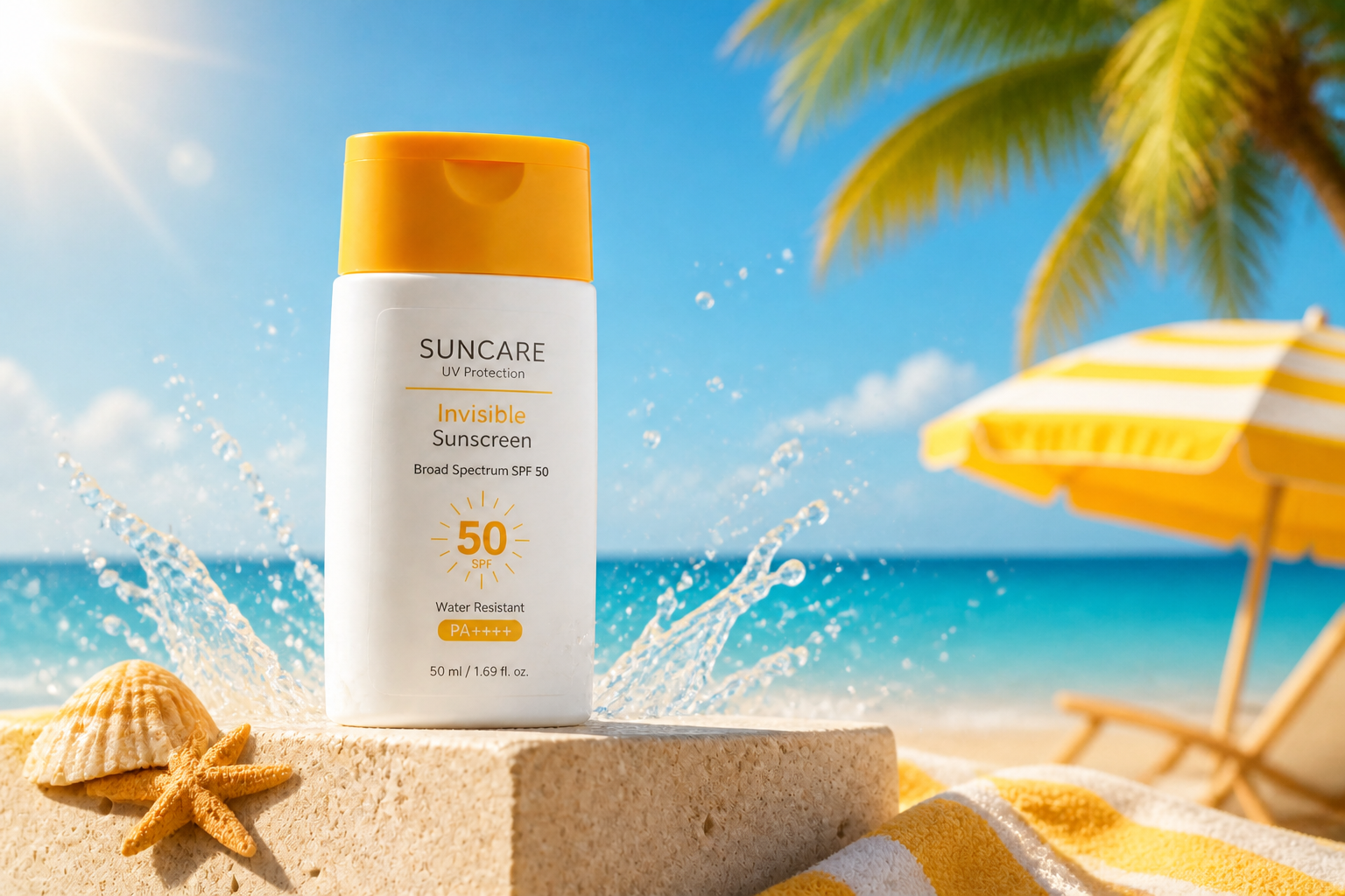 Summer sunscreen ad (after)