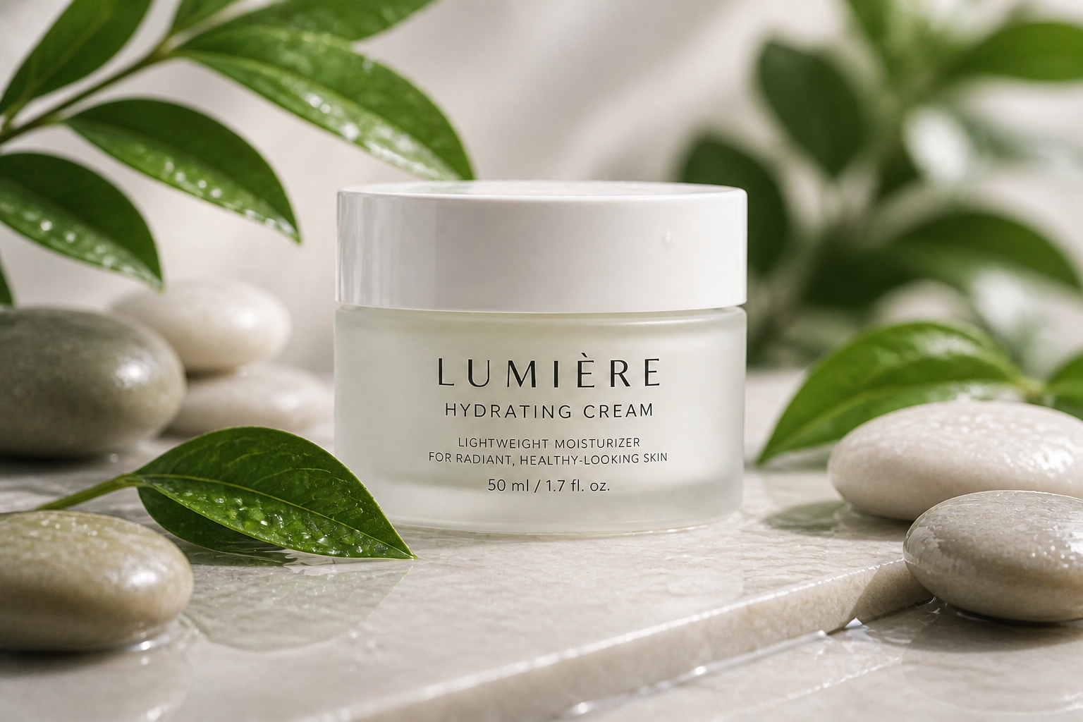 Spa skincare scene (after)