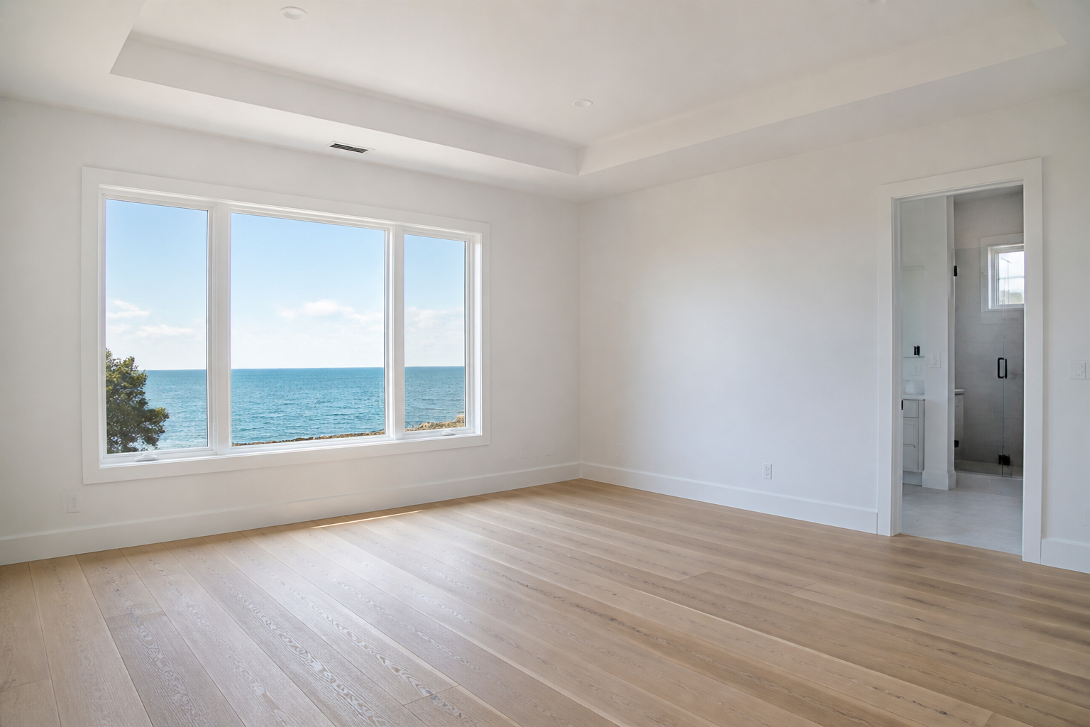 Coastal bedroom design (before)