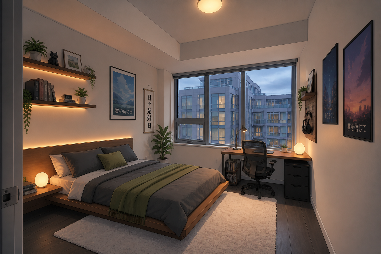 Anime bedroom concept (after)