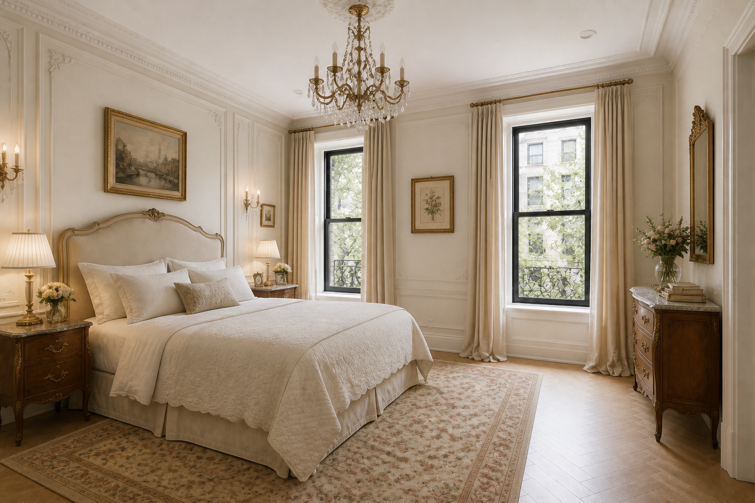 Parisian bedroom style (after)