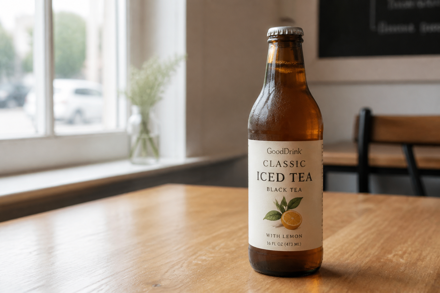 Golden iced tea campaign (before)