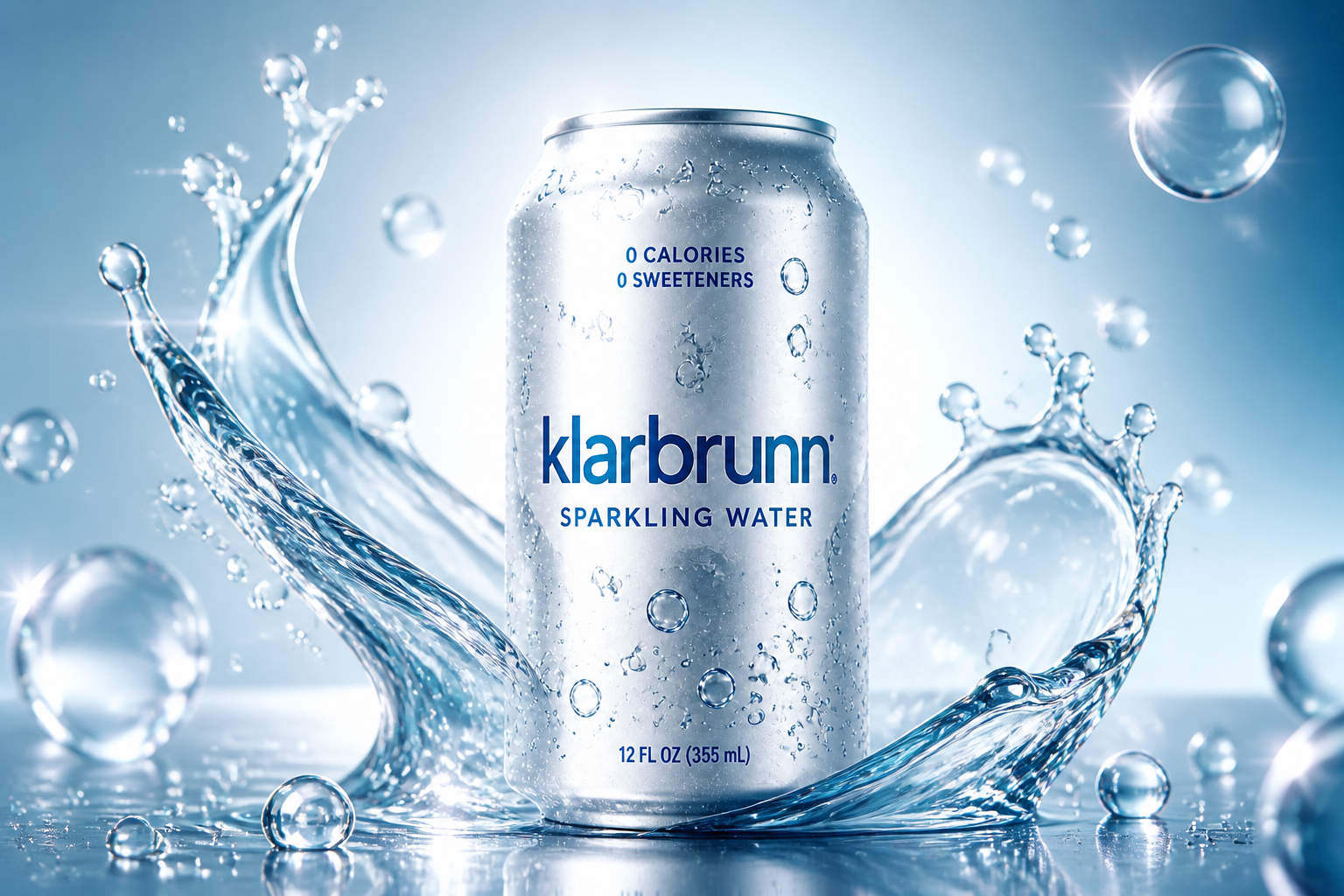 3D sparkling water ad (after)