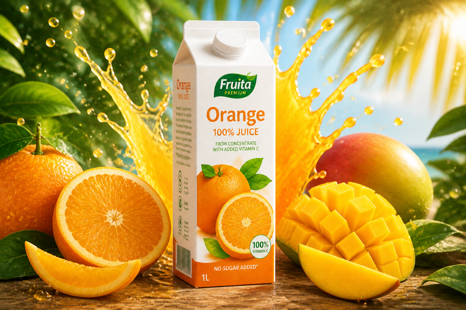 Tropical juice promotion (after)