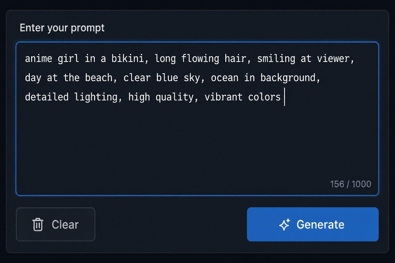 Customize your character