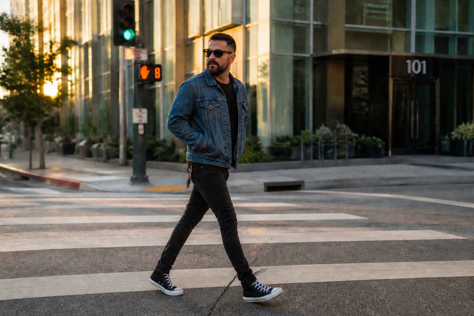 Slimmer streetwear silhouette (after)