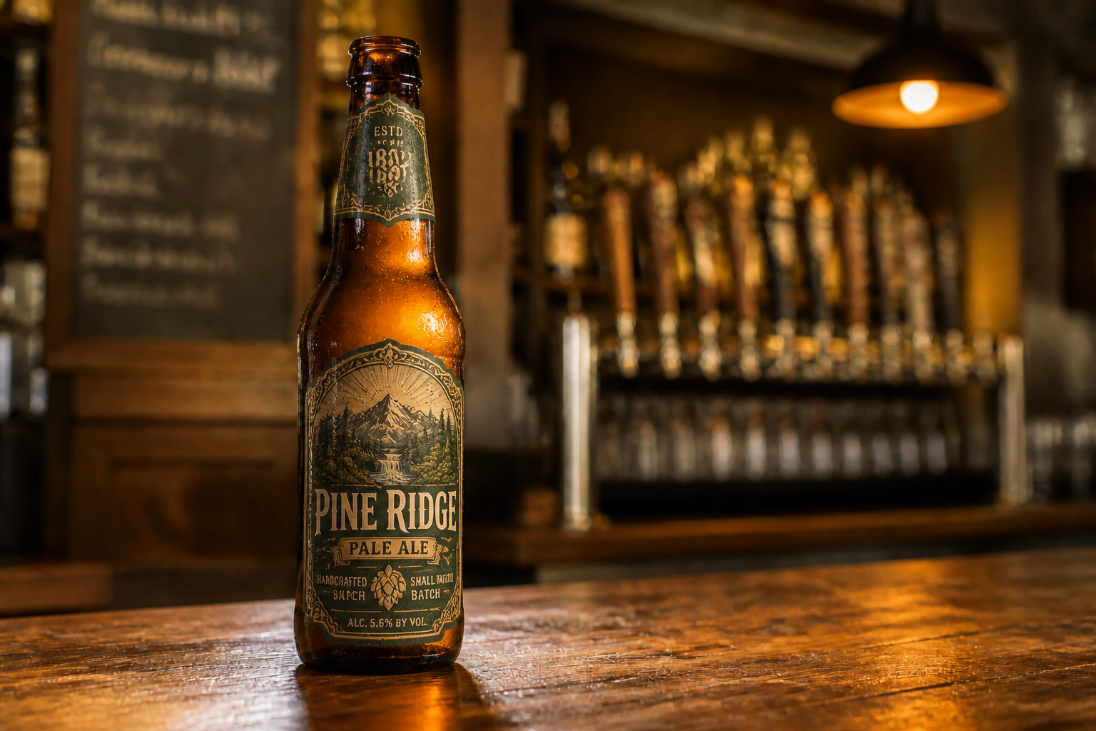 Craft beer label (after)