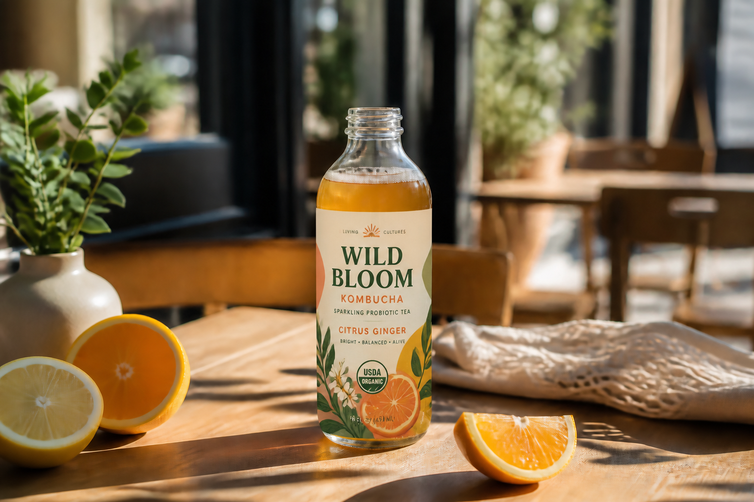 Modern kombucha branding (after)