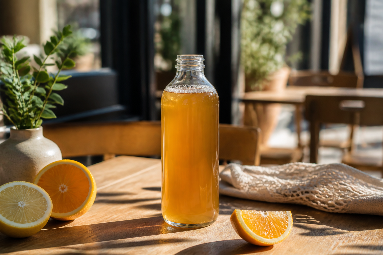 Modern kombucha branding (before)