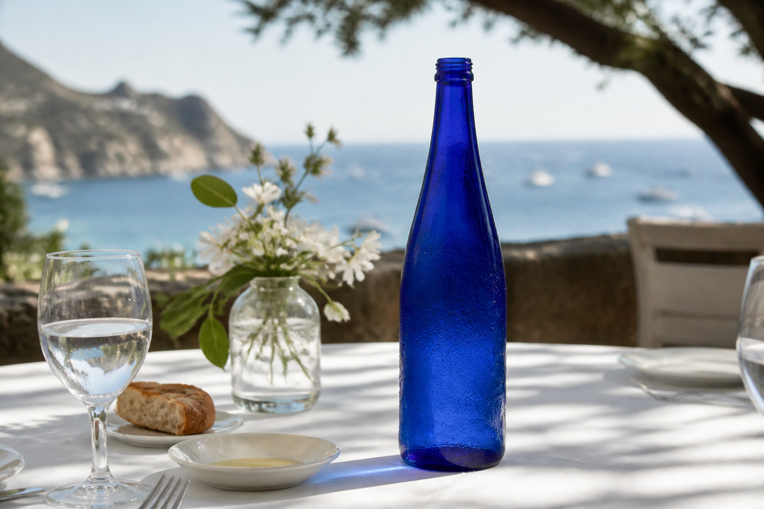 High-fashion water label (before)