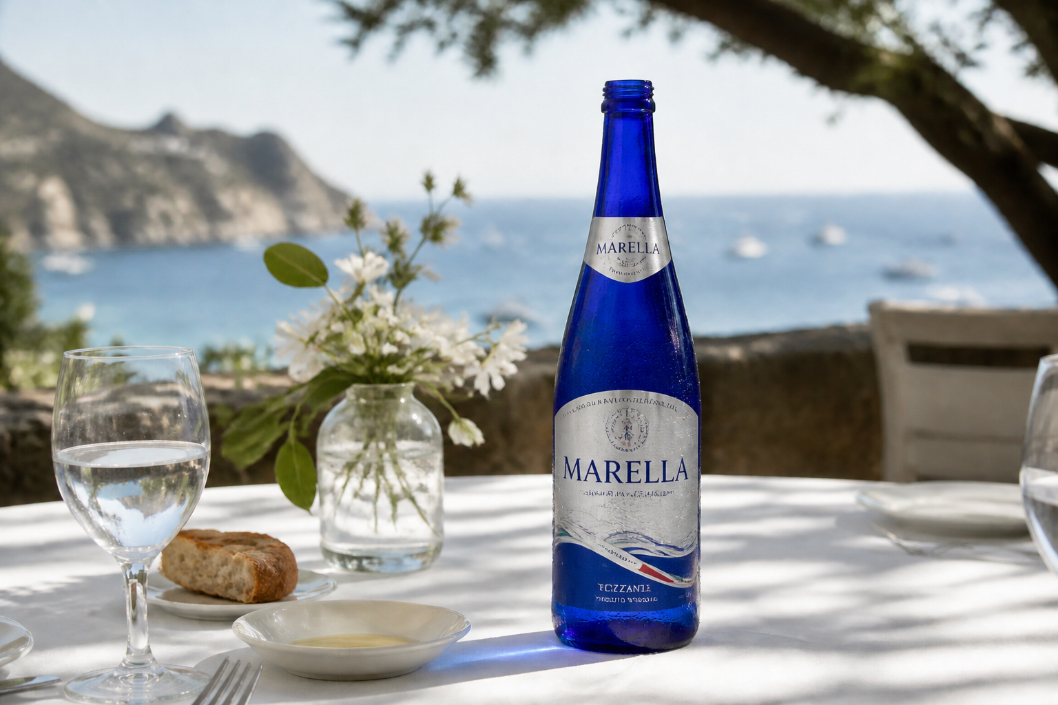 High-fashion water label (after)