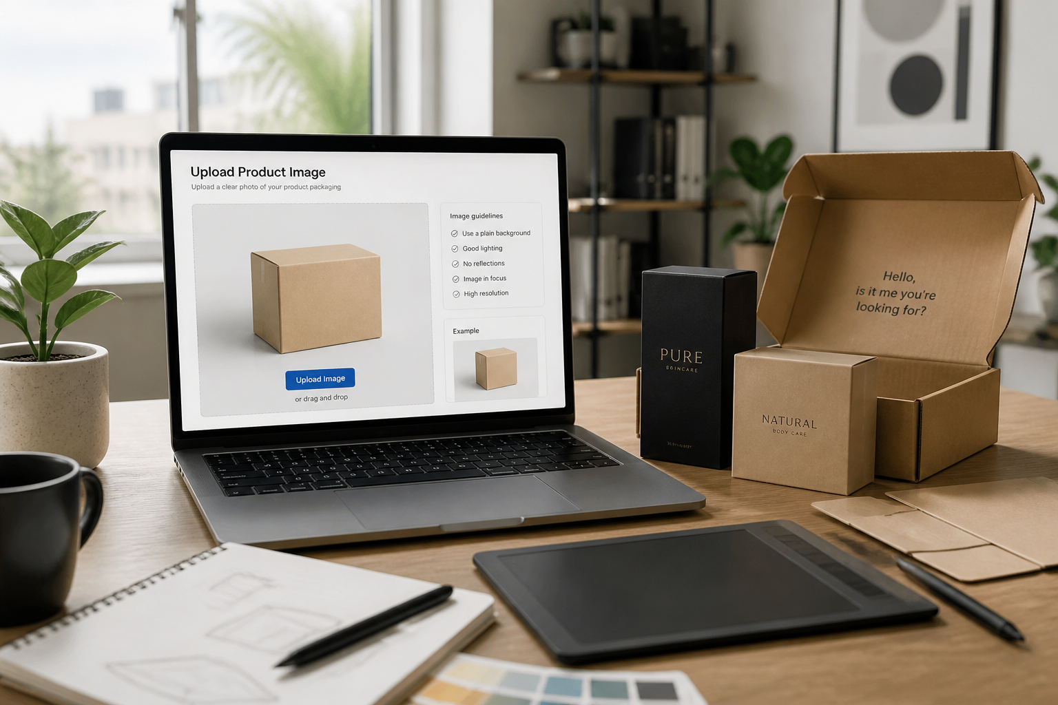 Upload your box image