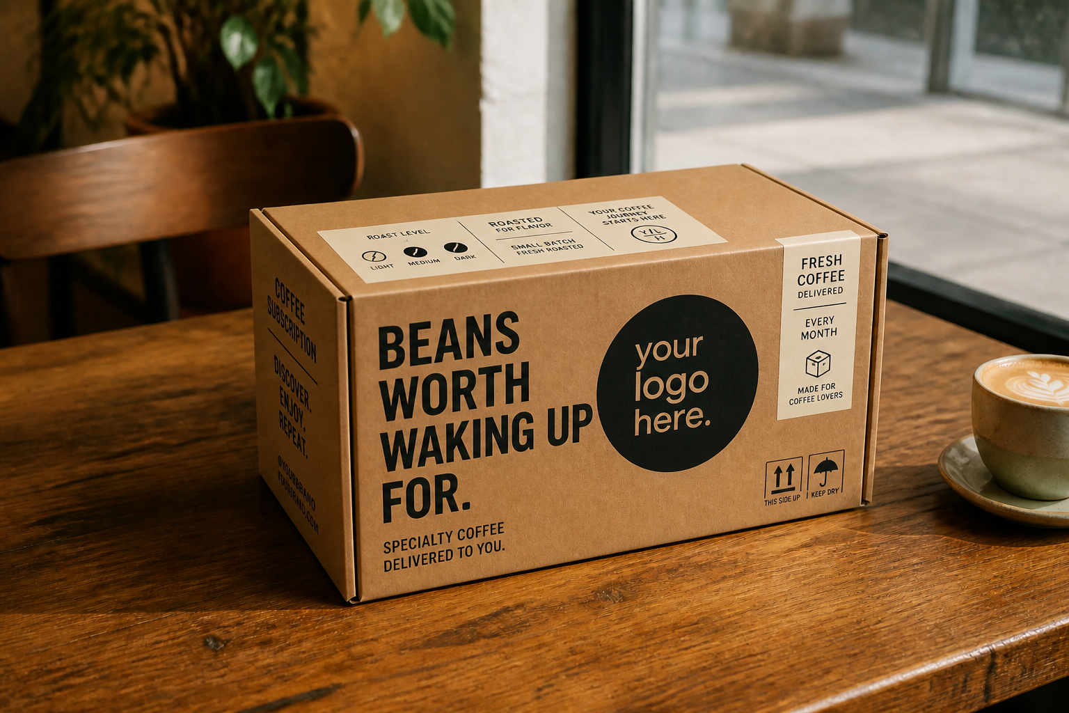 Coffee subscription box (after)