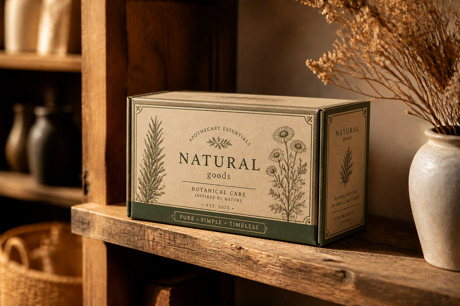 Vintage apothecary box (after)