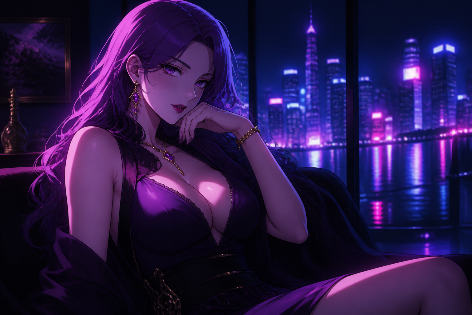 Strong lighting and color