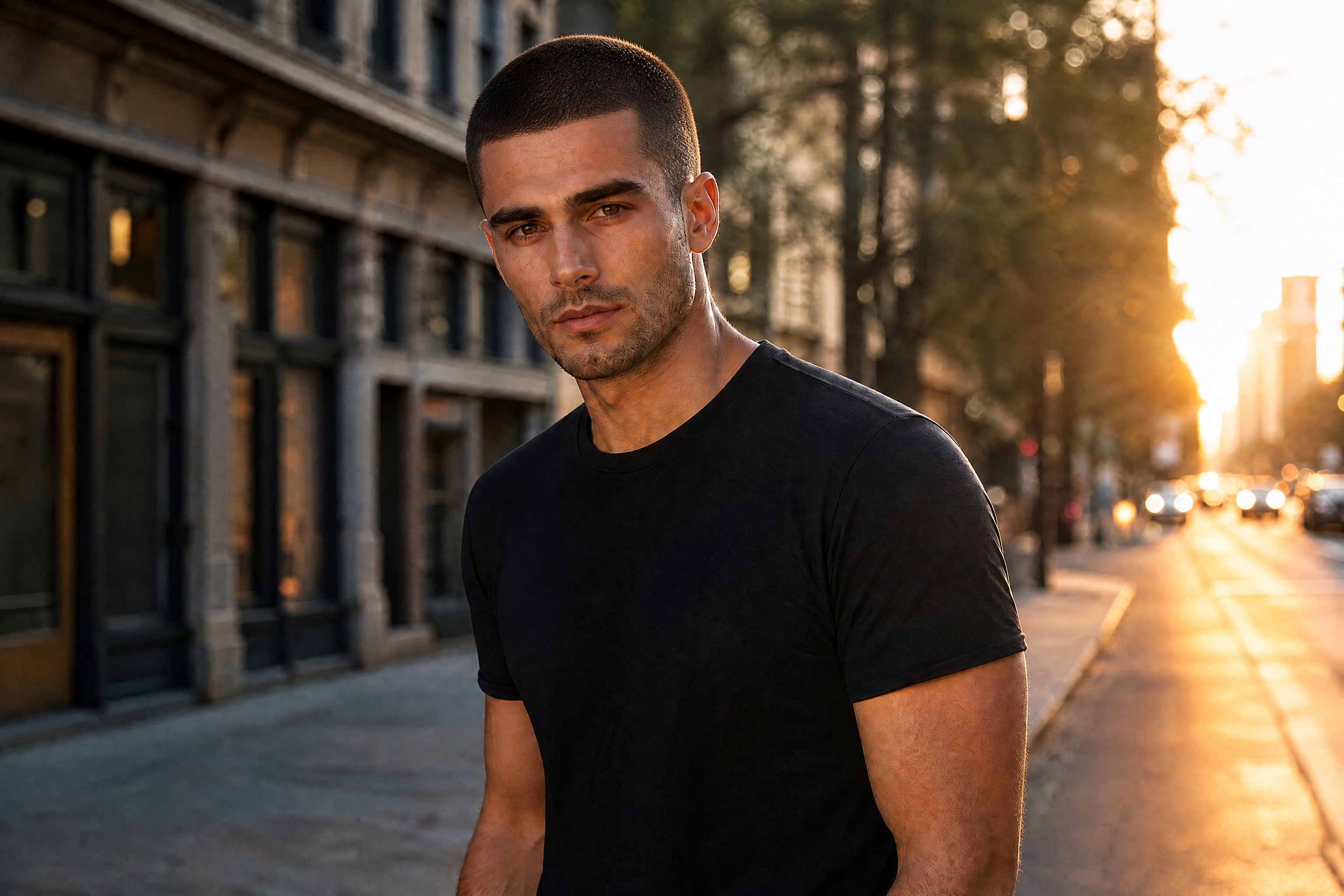 AI Buzz Cut Hair Filter