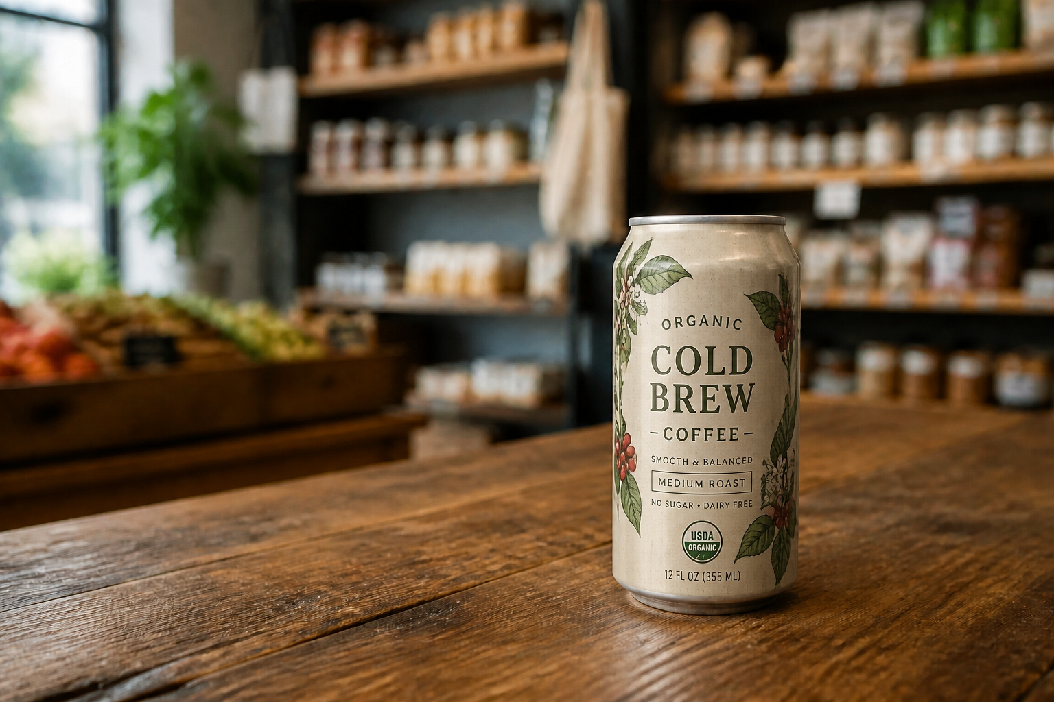 Organic cold brew design (after)