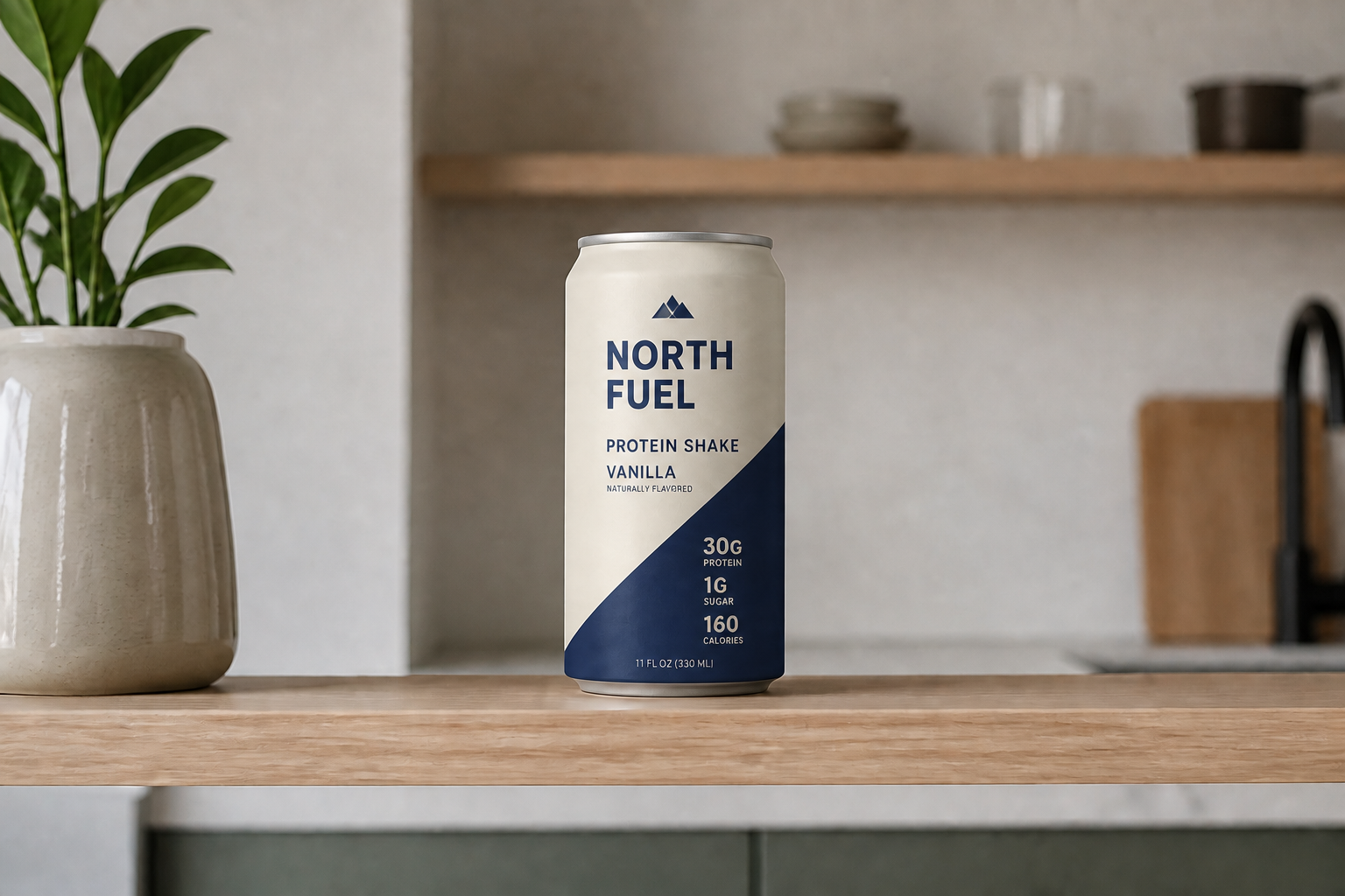 Clean protein drink package (after)