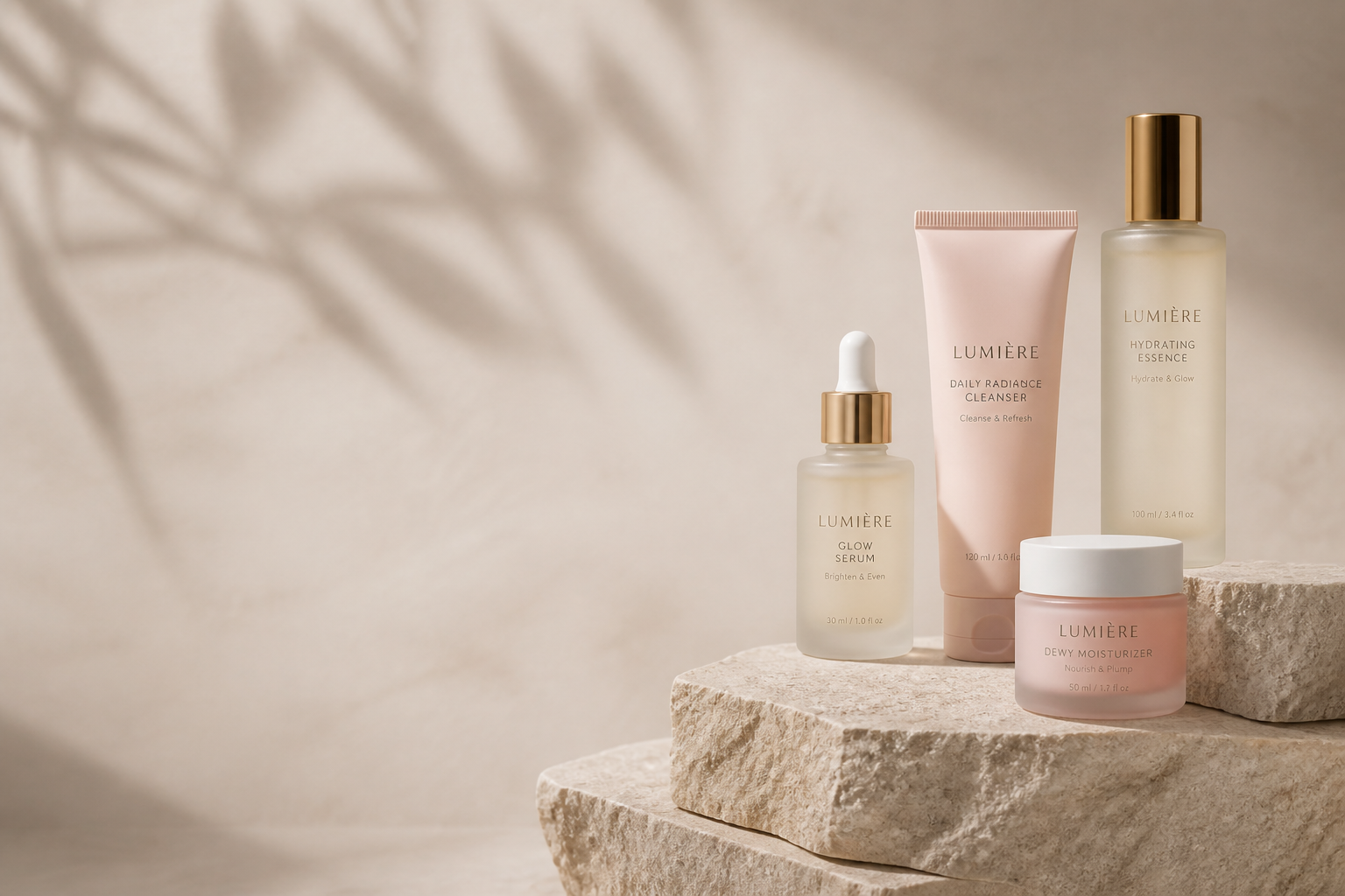 Skincare promo visual