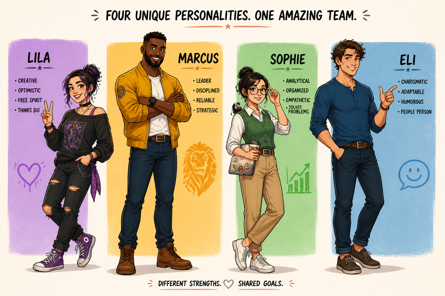 Expressive Characters Fast