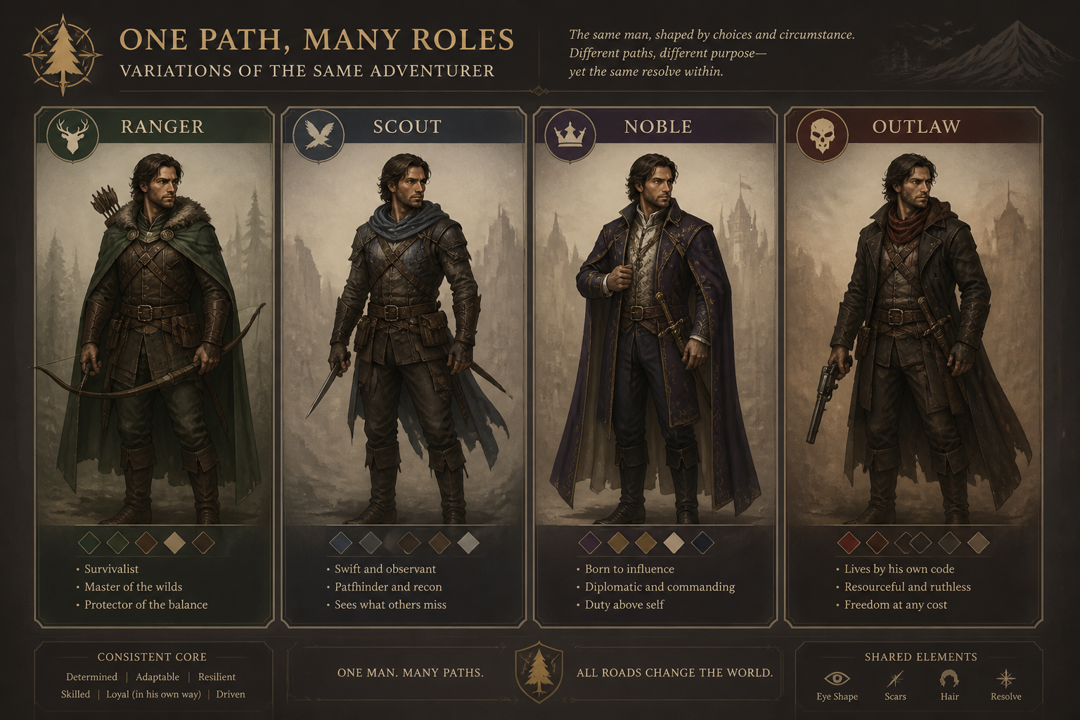 Fast concept variations