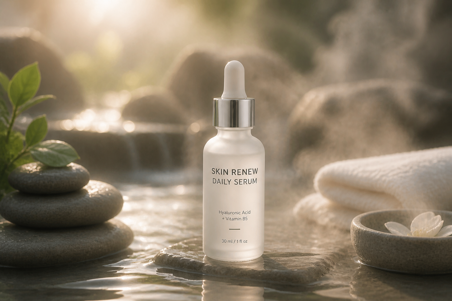 Spa-style skincare campaign (after)
