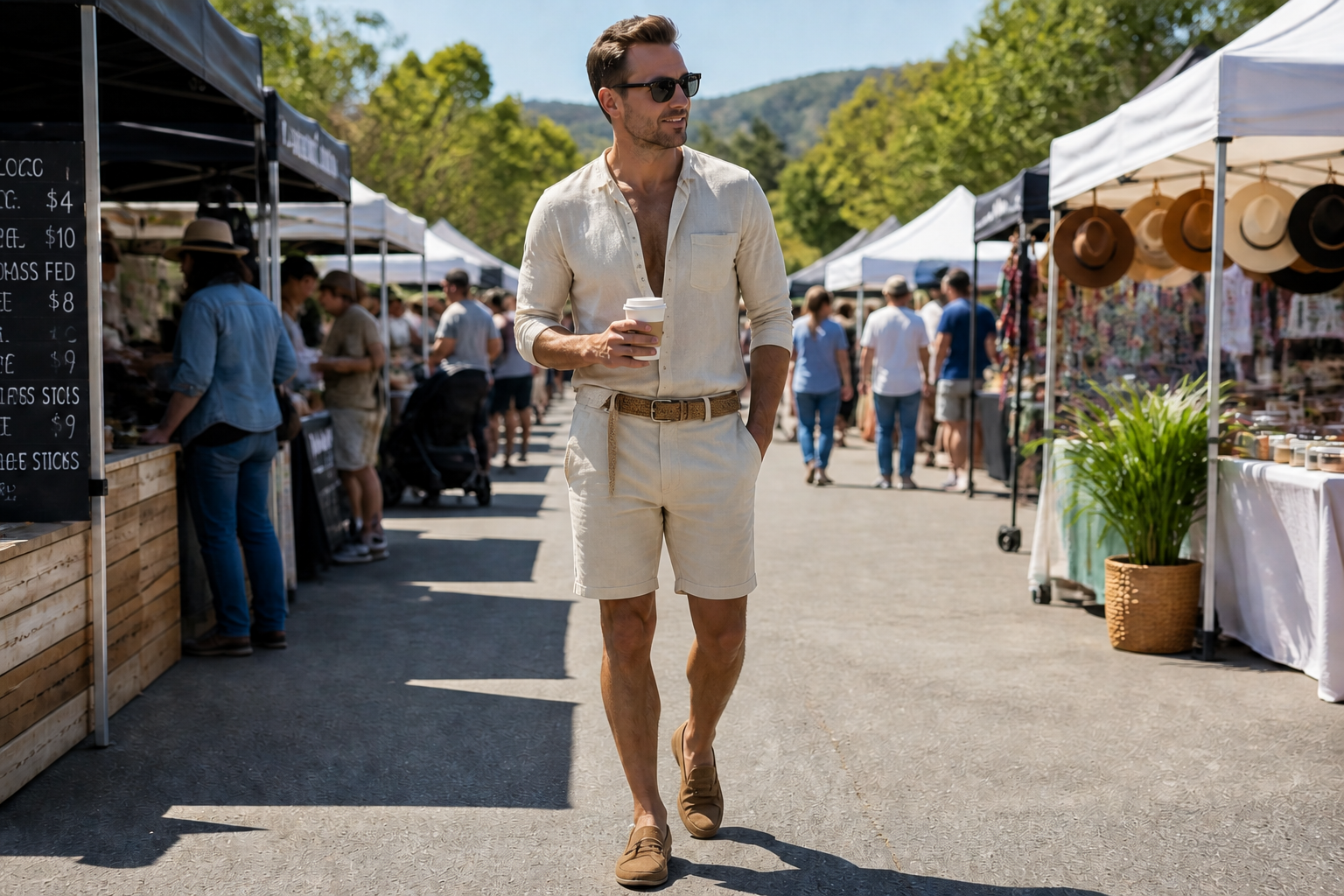 Resort style look (after)