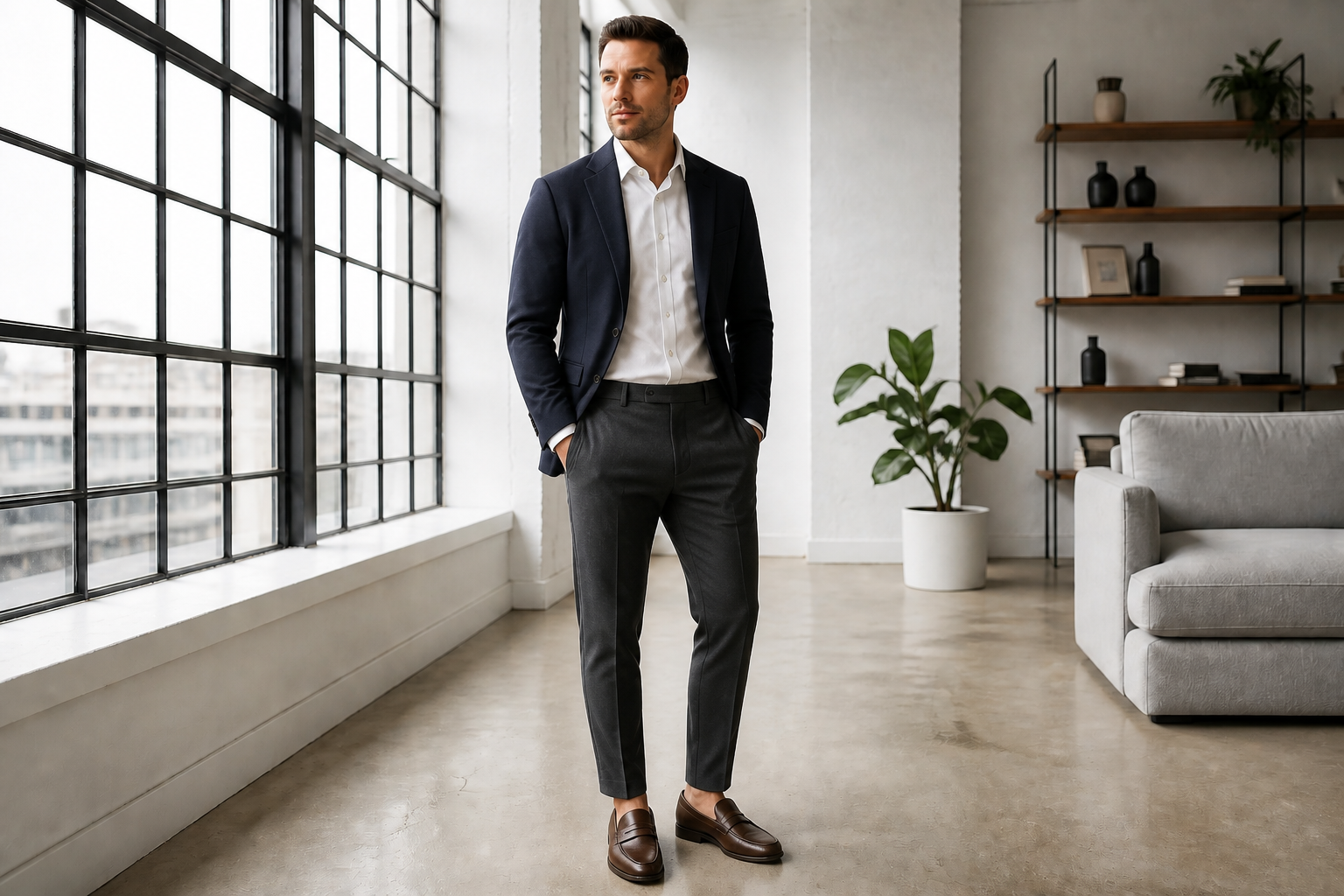 Casual to smart casual (after)