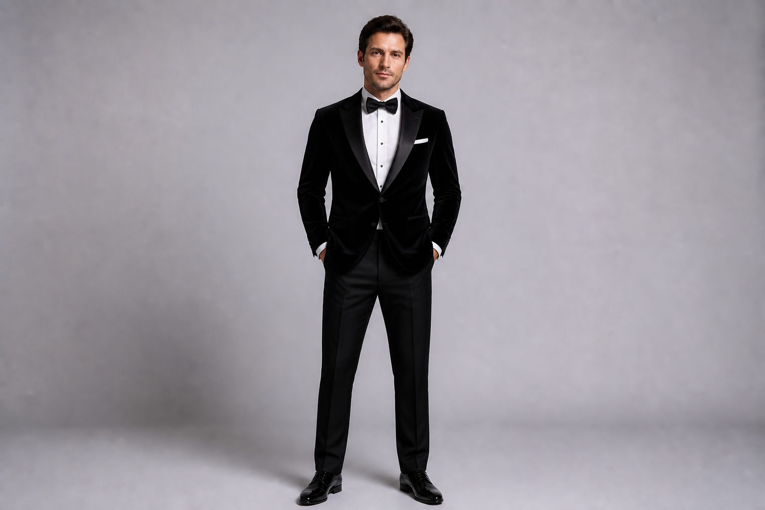 Black-tie try on (after)