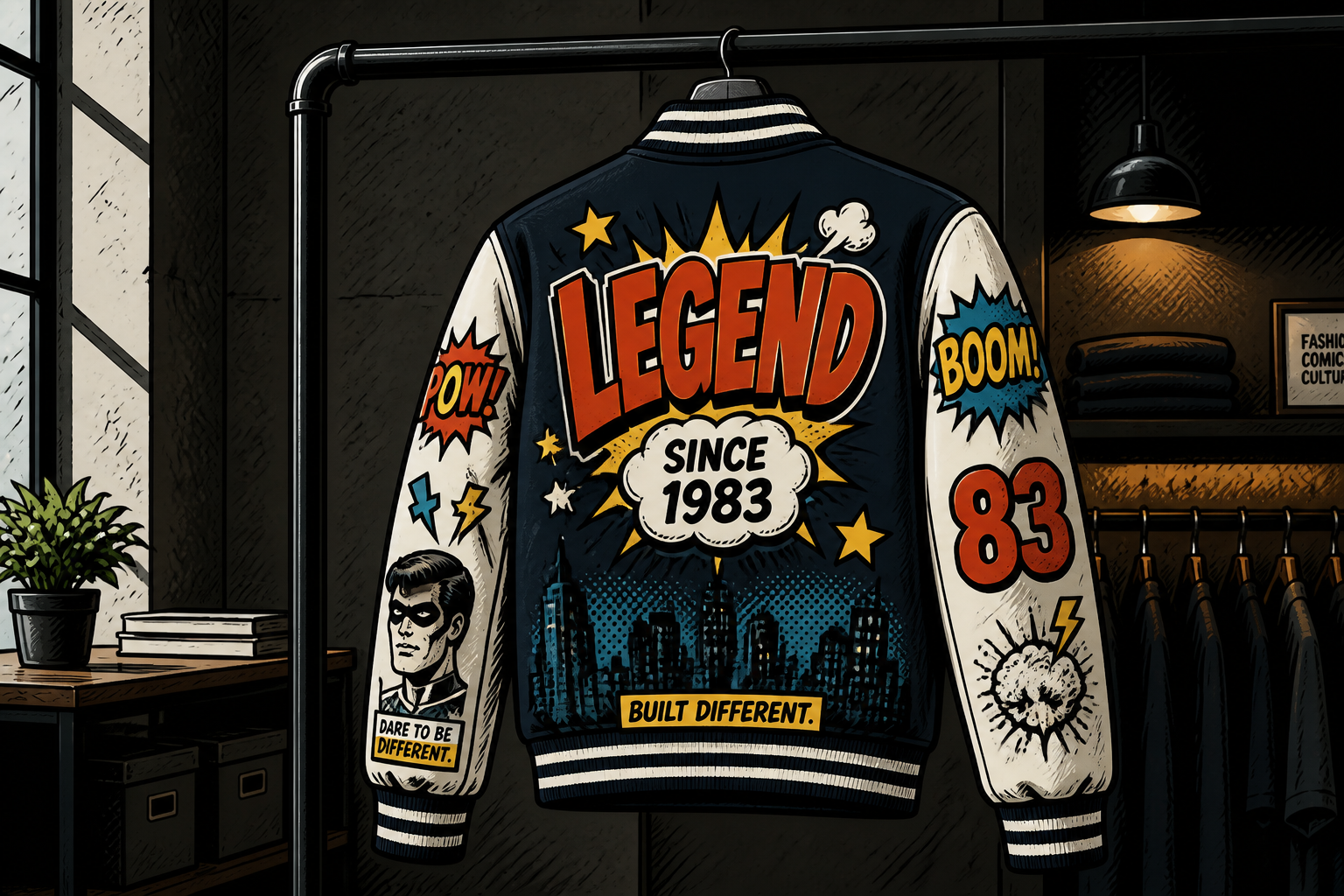 Comic-book varsity (after)