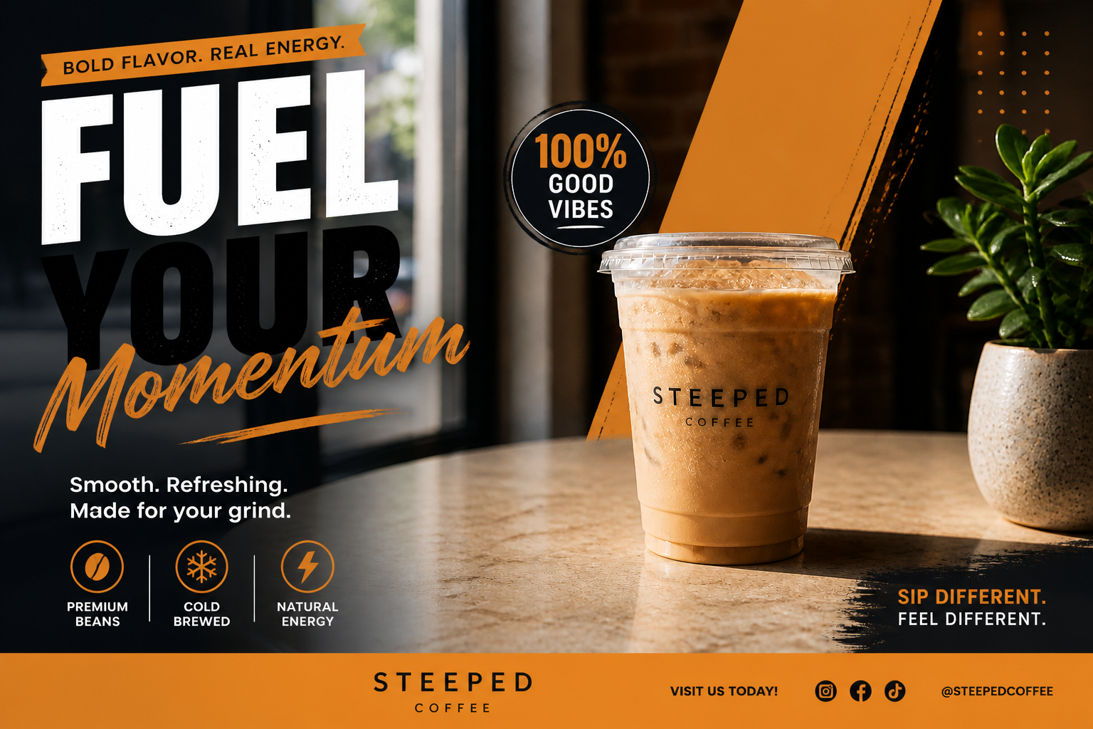 Cafe promo poster (after)