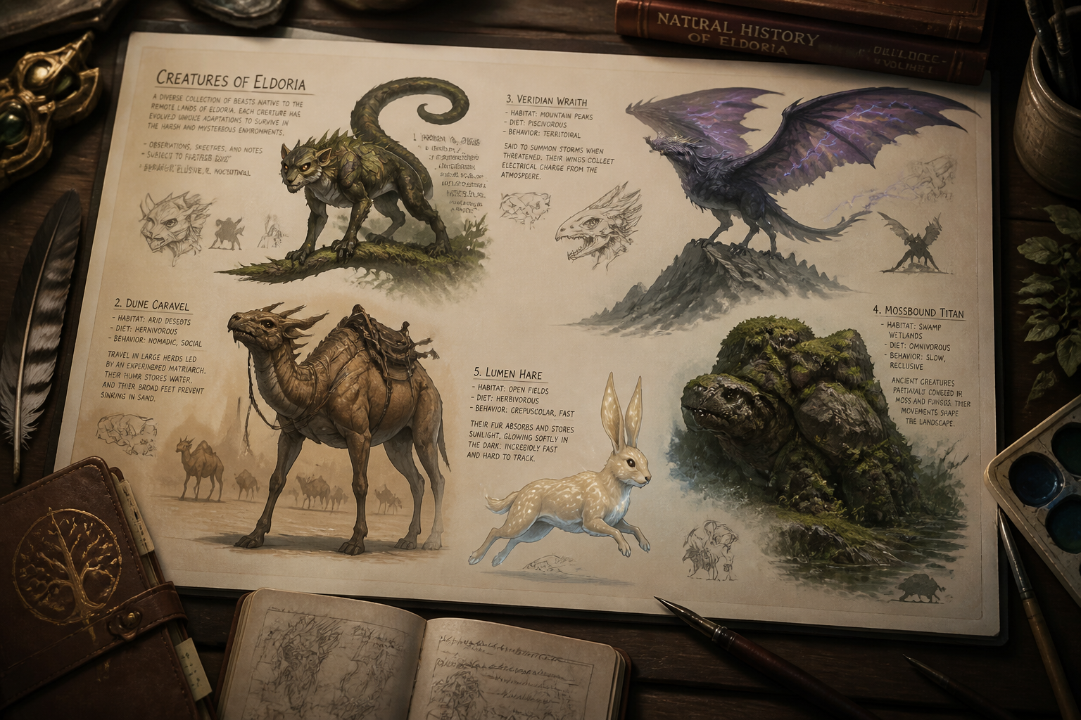 Design Creatures From Text