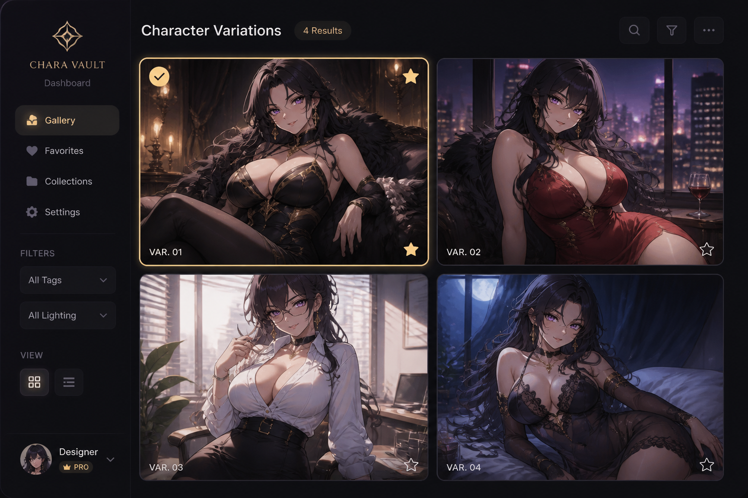 Generate and choose a favorite