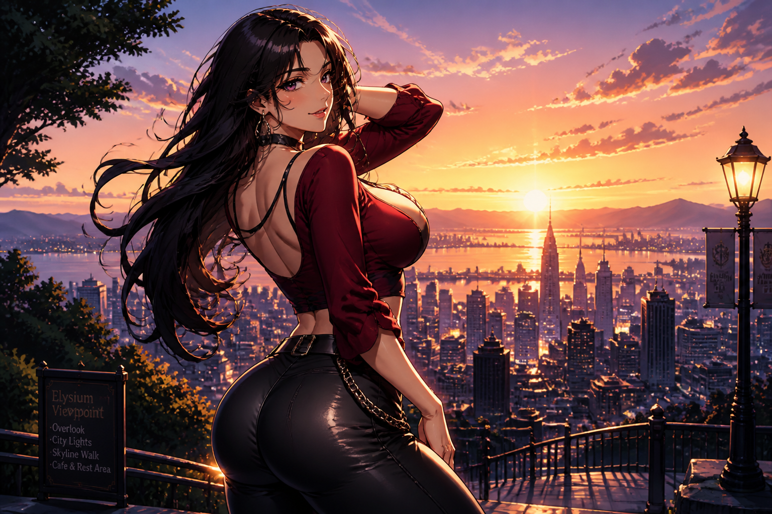 Strong poses and clean composition