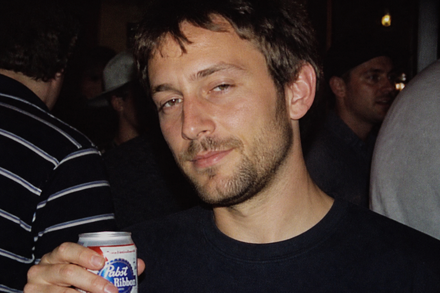 Party photo crop → calm clean profile (before)