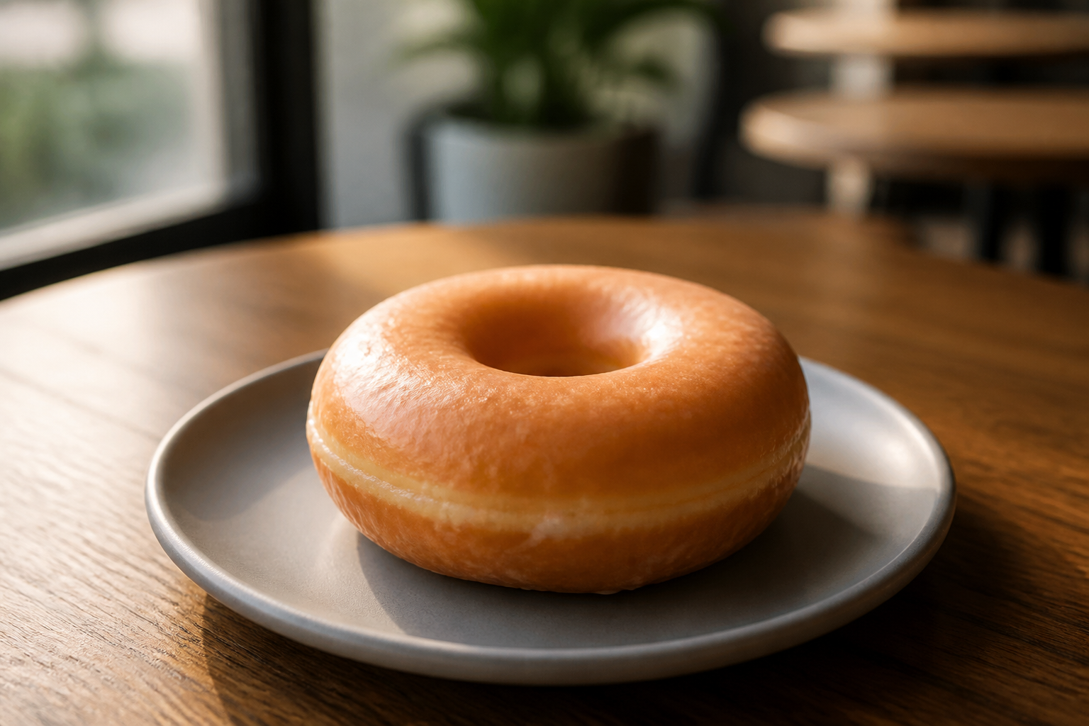 Styled sprinkle donut (before)
