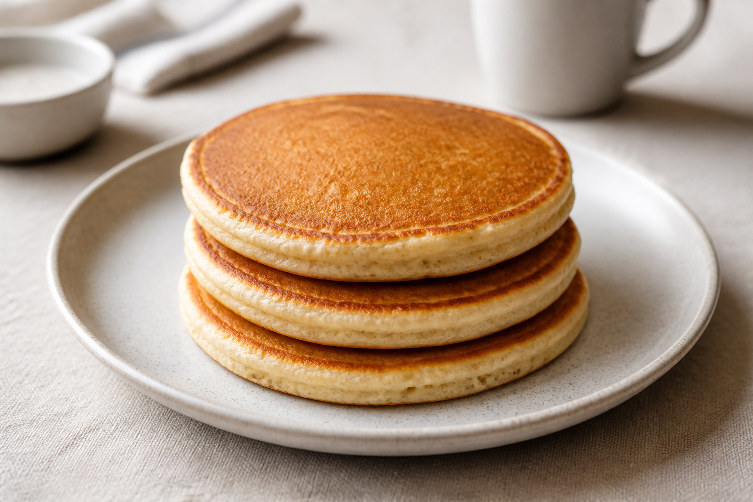 Loaded dessert pancakes (before)
