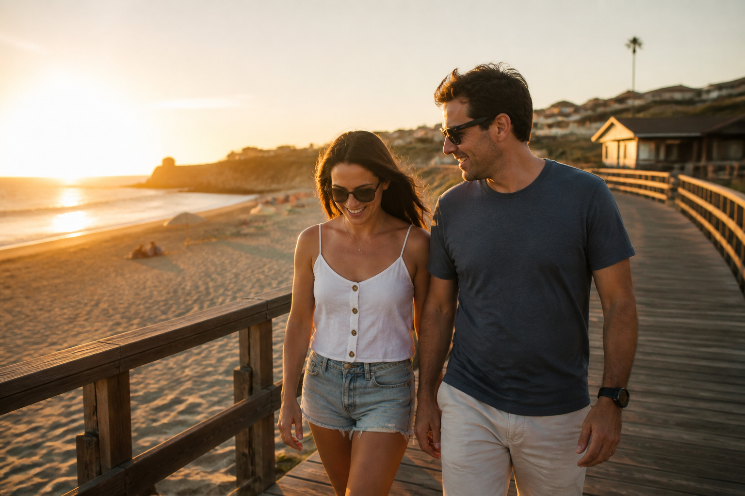 Clearer sunset lifestyle shot (before)