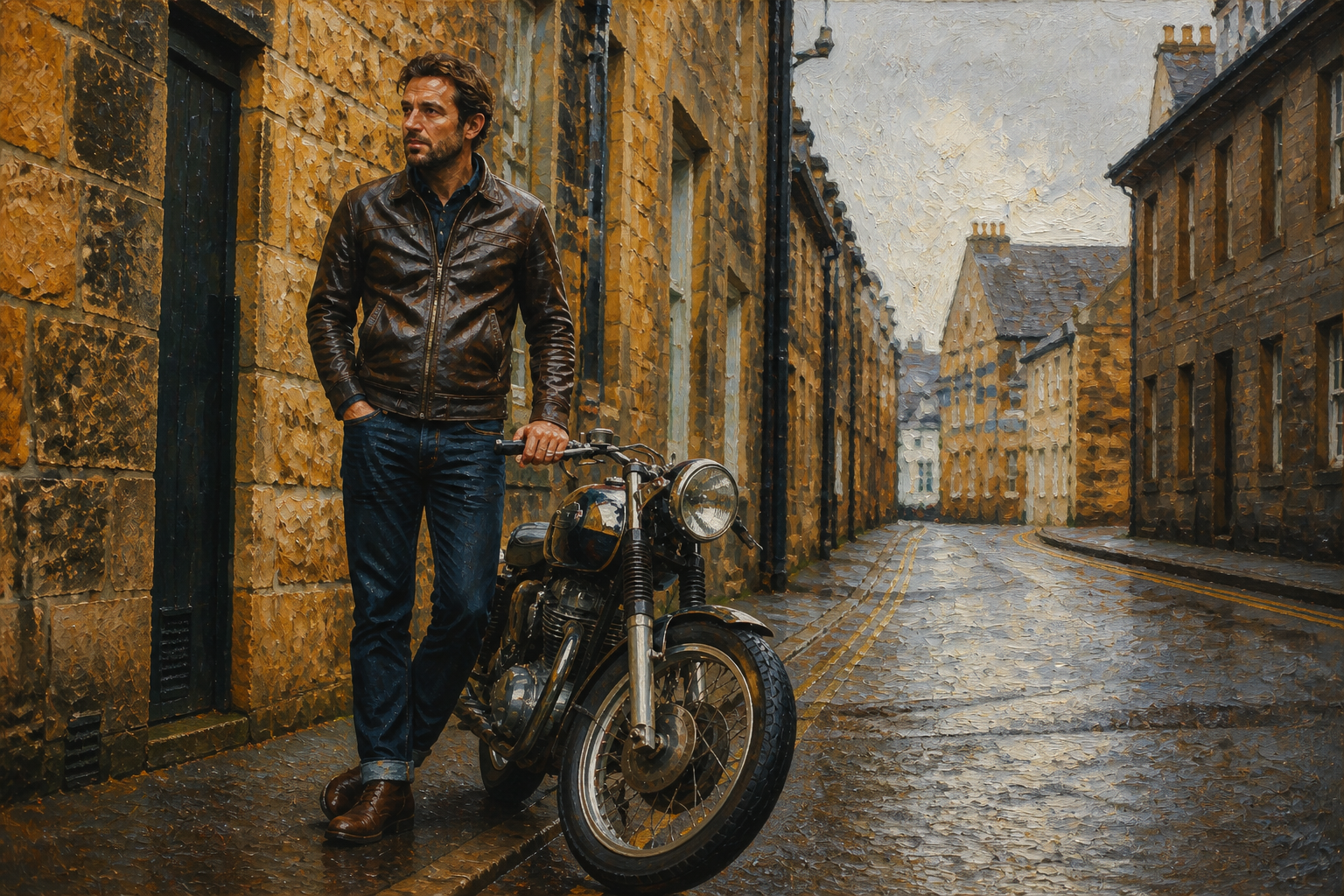 Detailed oil painting (after)