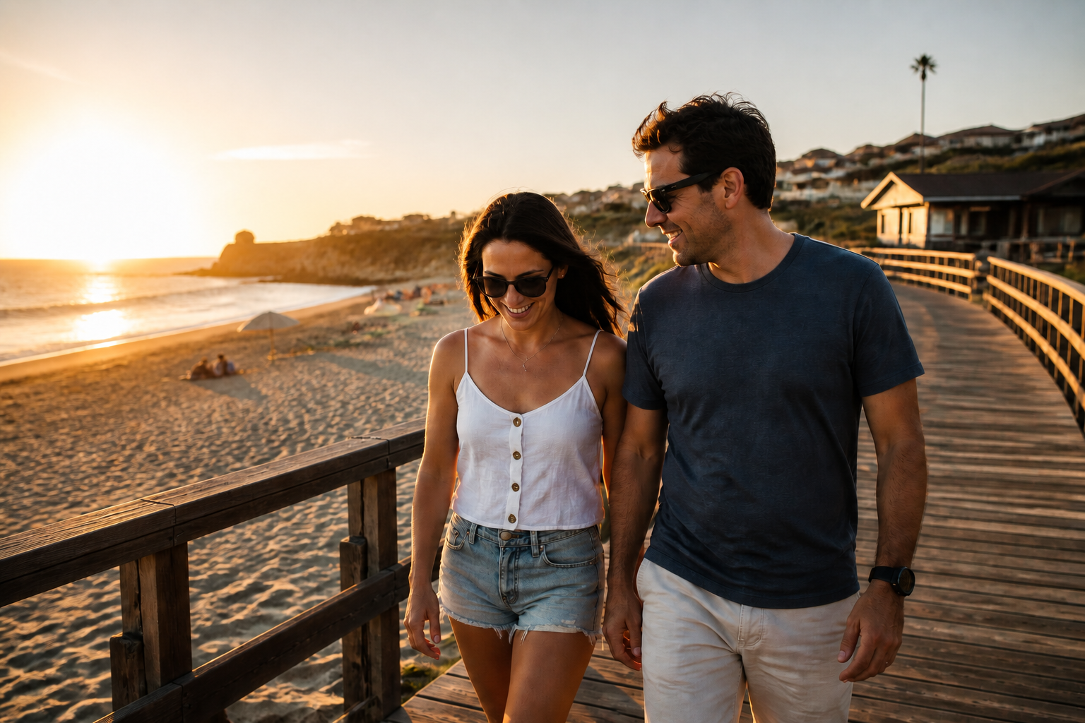 Clearer sunset lifestyle shot (after)