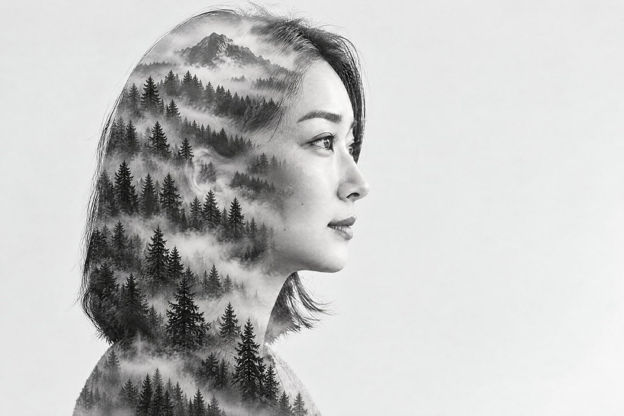 AI Double Exposure Effect