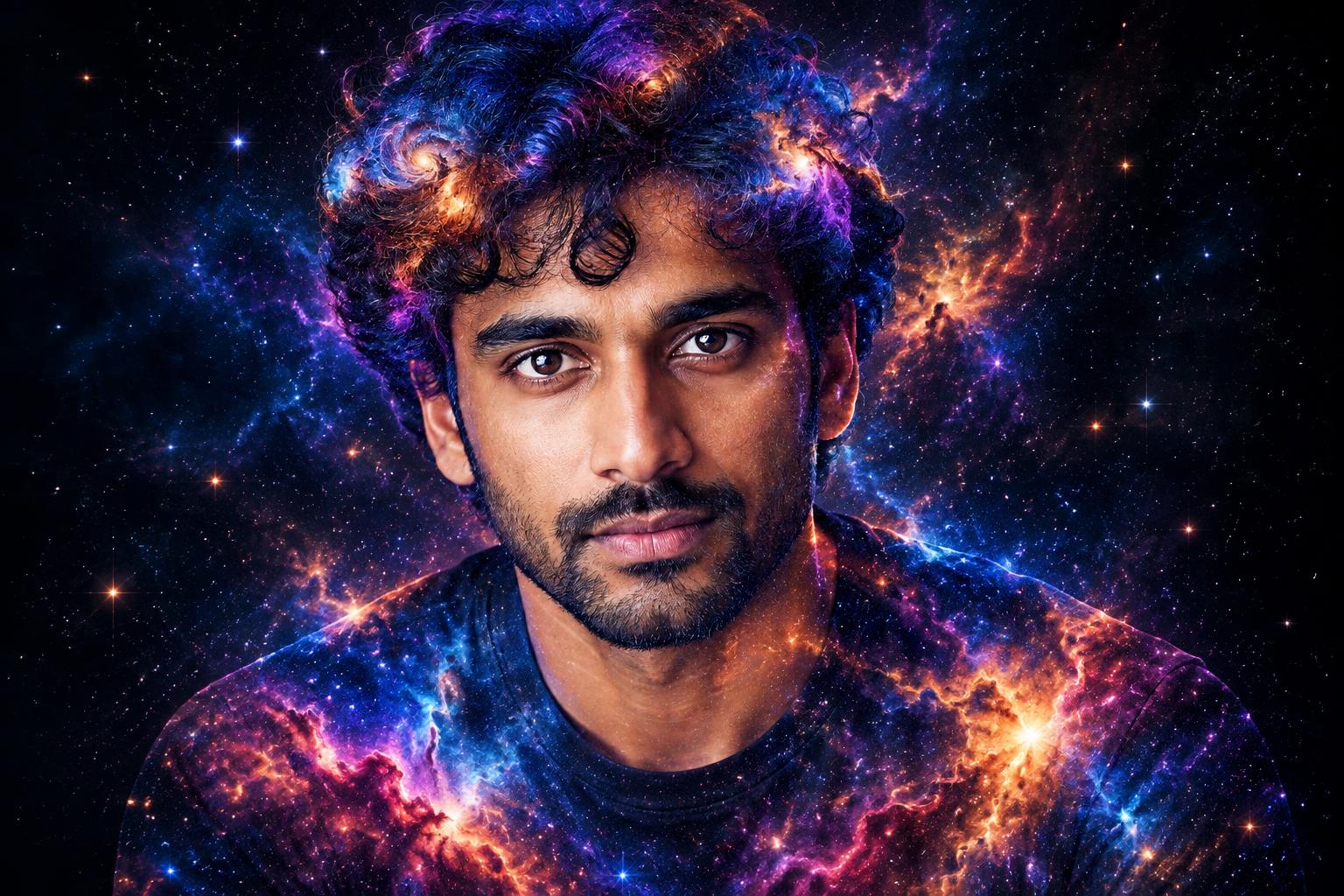 Galaxy silhouette (after)