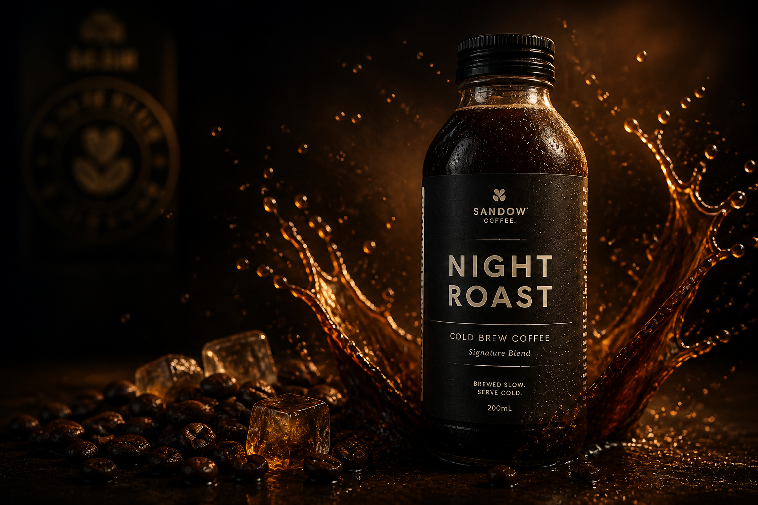 Moody cold brew ad (after)